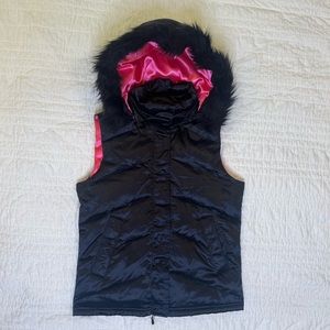 Black Winter Vest